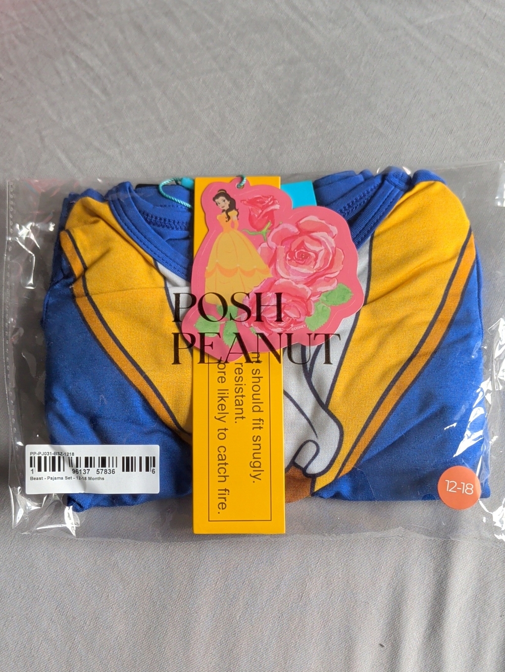 NIB Disney Posh Peanut Beast Pj Set 🌹